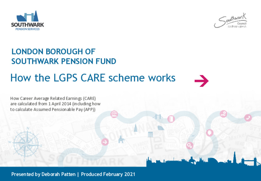 How the LGPS CARE scheme works presentation